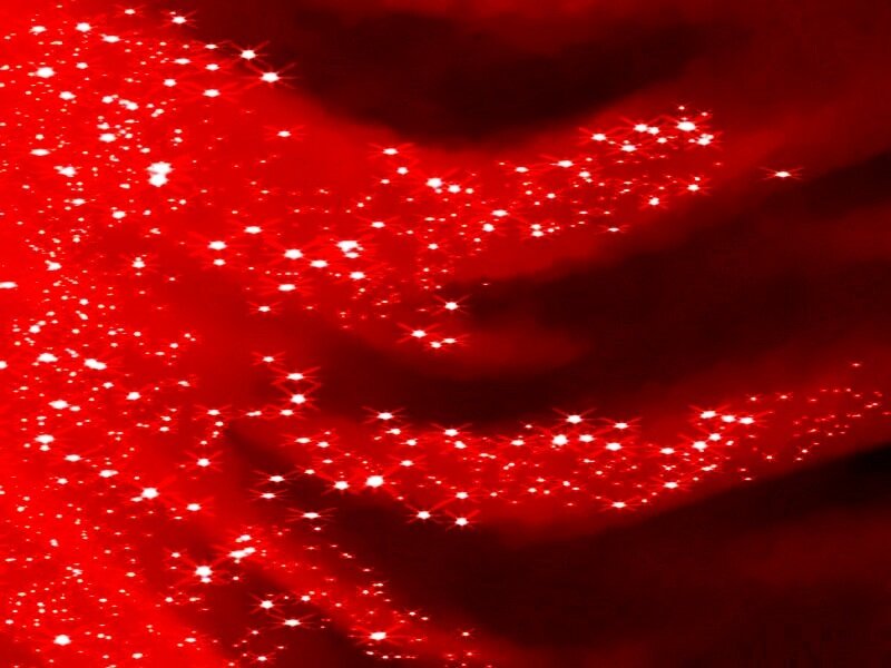Red Sparkly Fabric