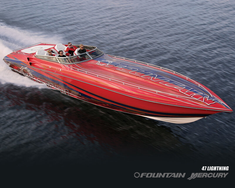 Red Speedboat on Water — Dynamic