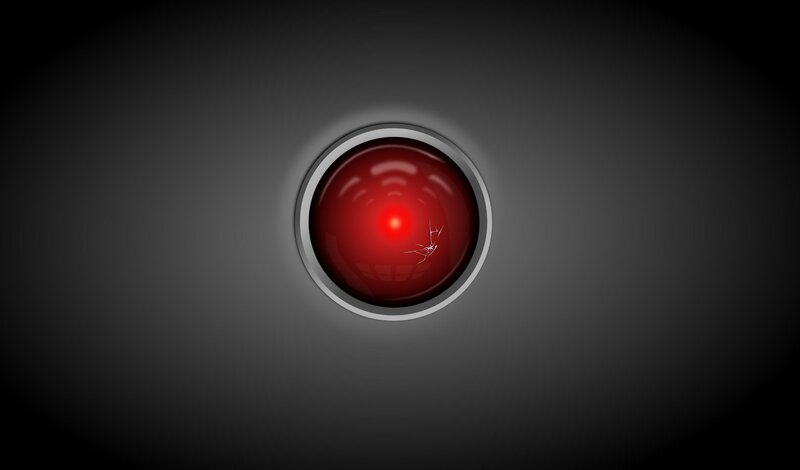 Red Spherical Camera — Dramatic, Digital Art