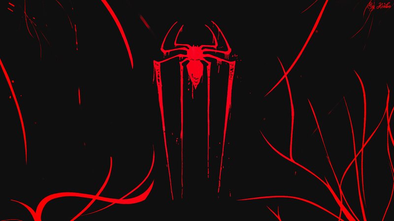 Red Spider Emblem — Dark, Dramatic