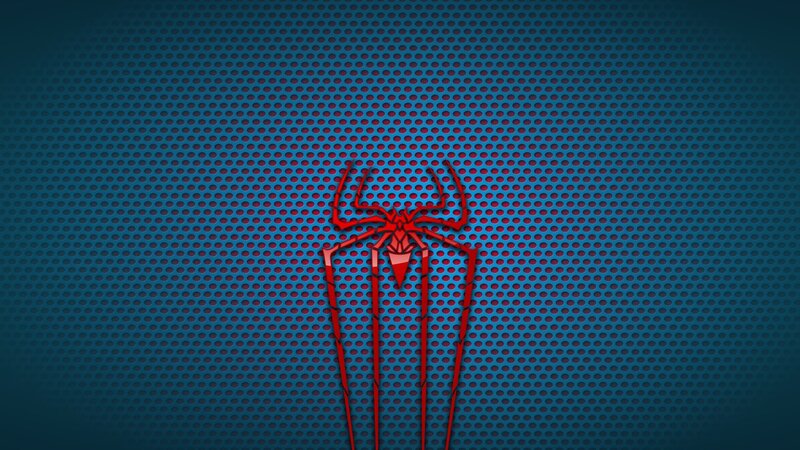 Red Spider Logo — Blue