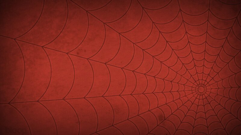 red spiderweb pattern