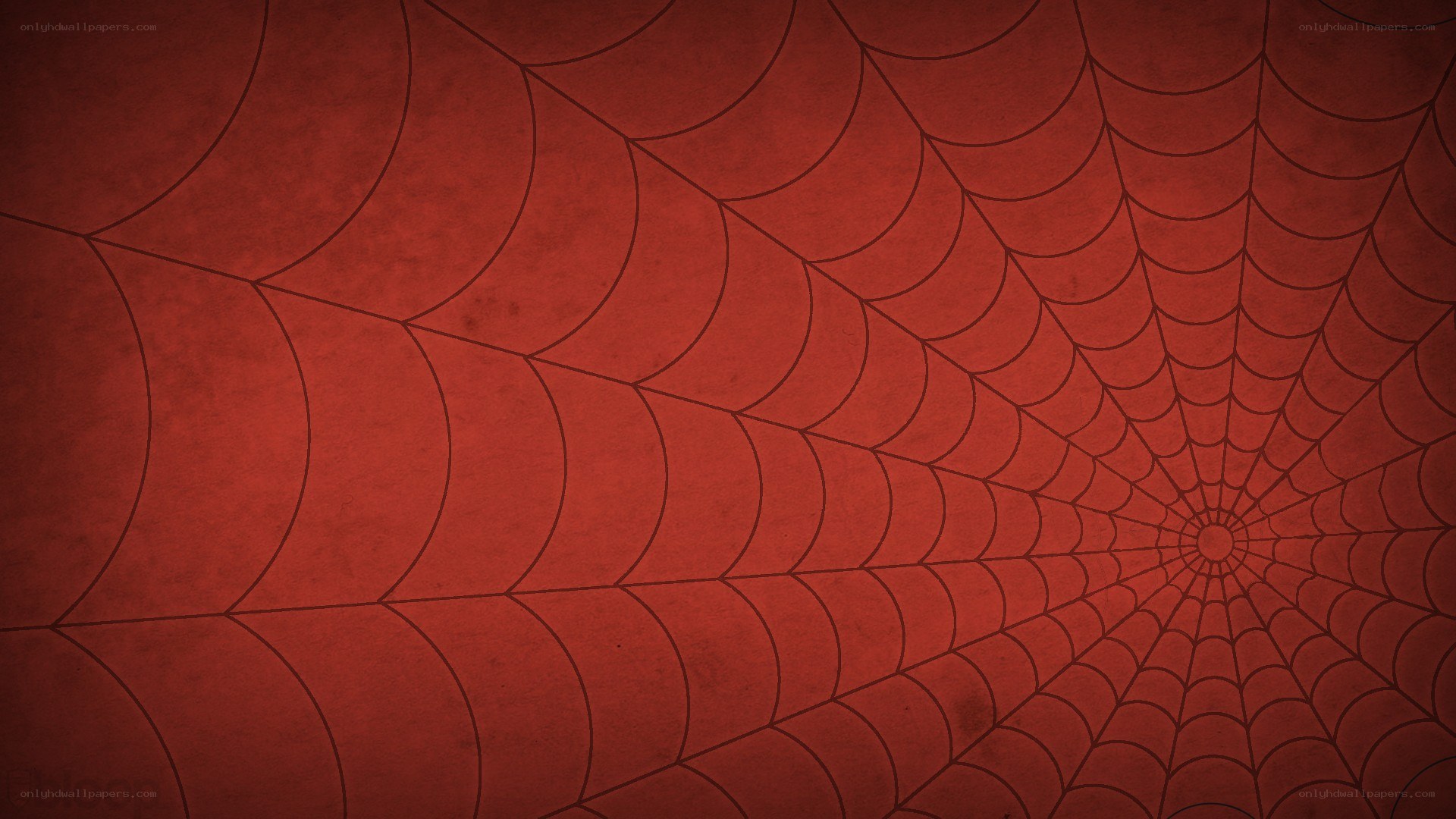 red spiderweb pattern