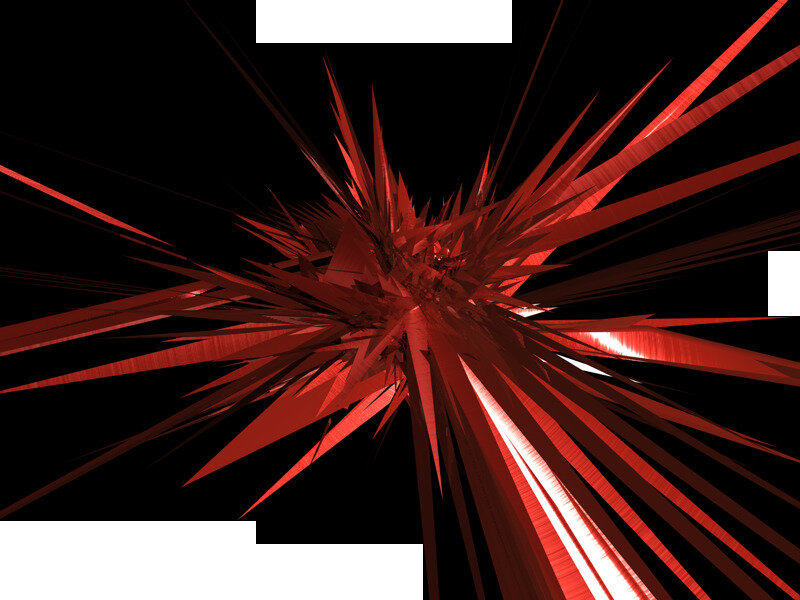 Red Spiky Explosion