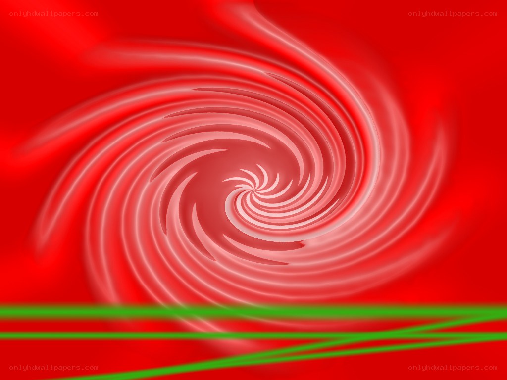 red spiral abstract design