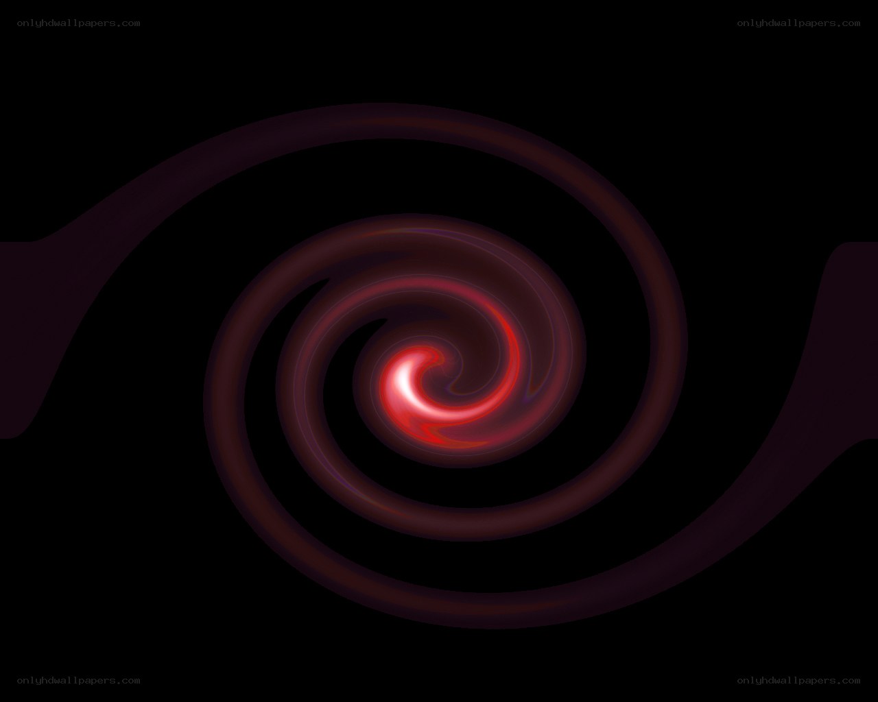red spiral abstract design