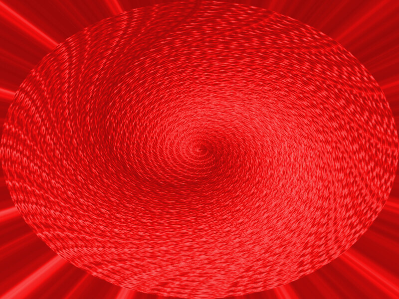 Red spiral abstract pattern