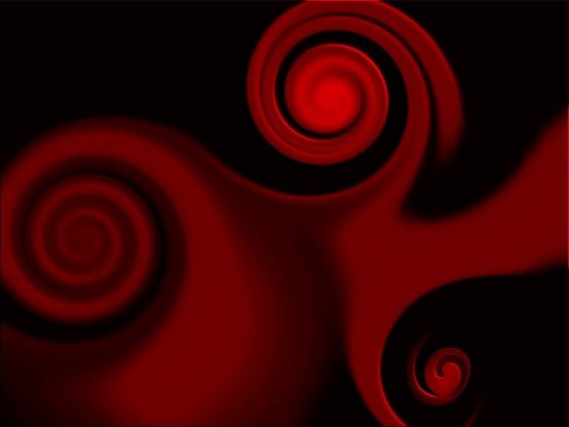 Red spiral abstract pattern
