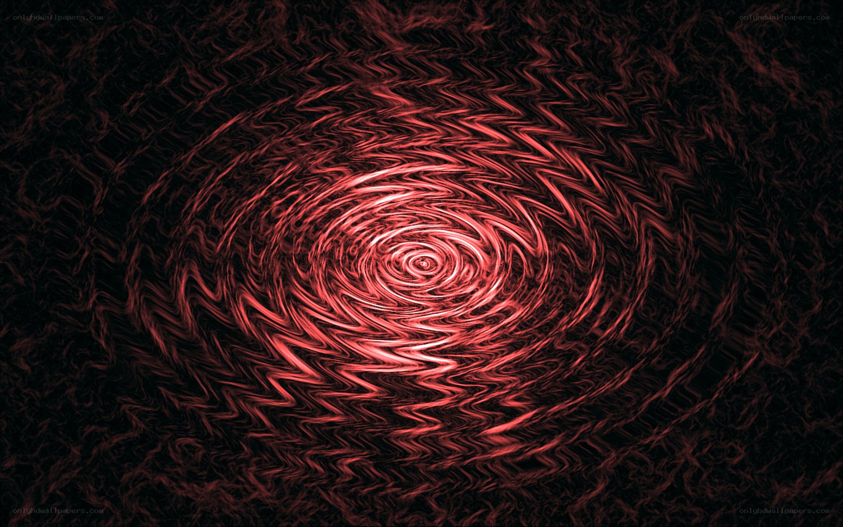 red spiral abstract pattern