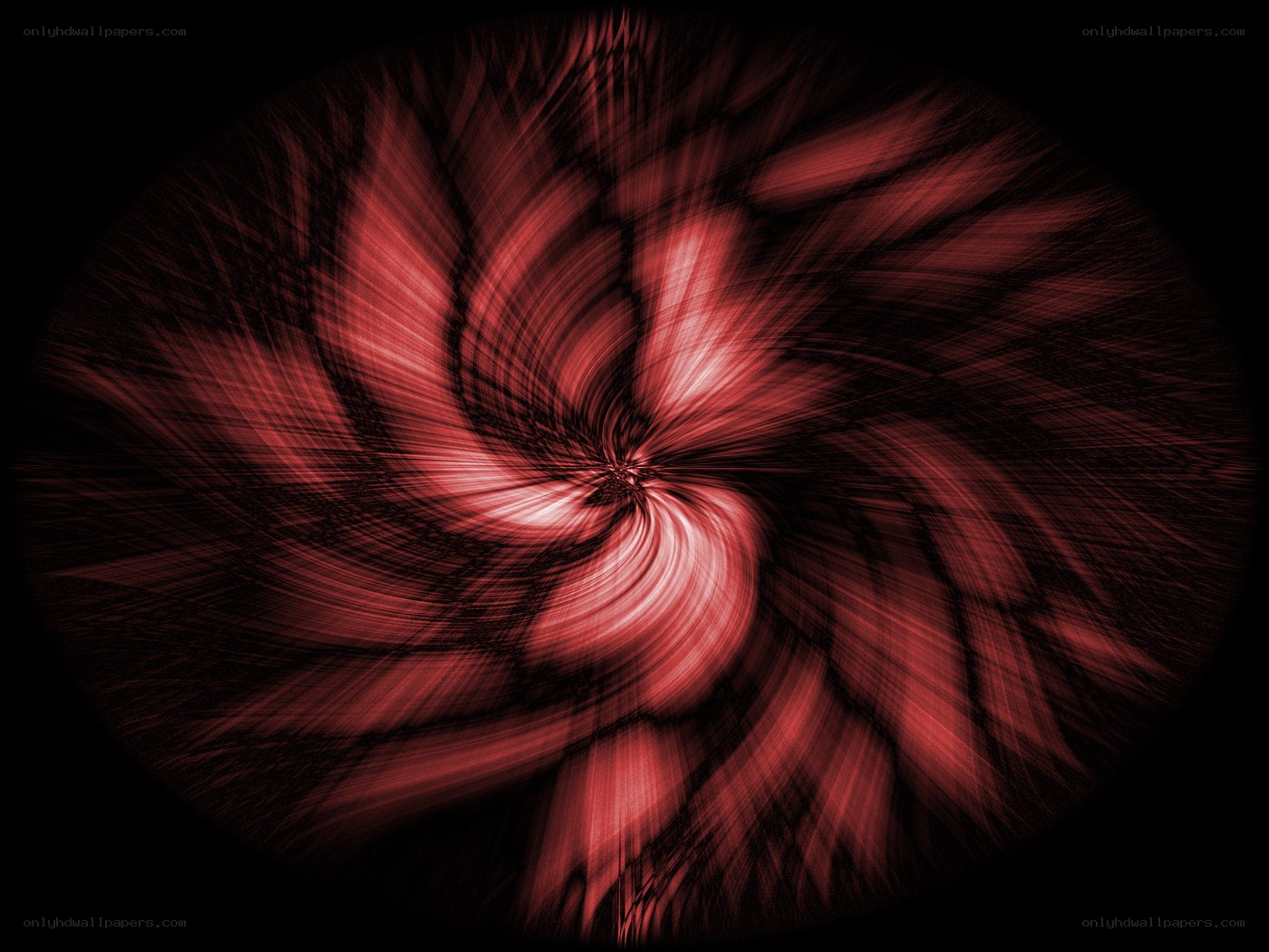 red spiral abstract pattern