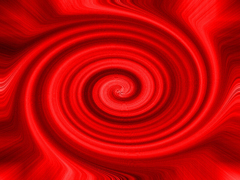 Red spiral abstract pattern