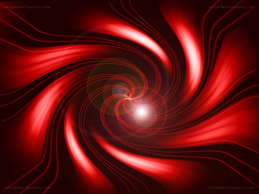 Red spiral light animation