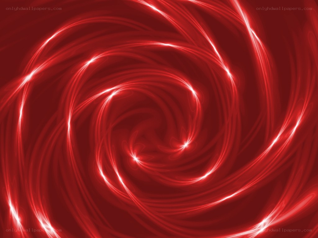 Red spiral light pattern