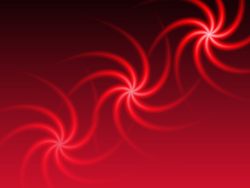 red spiral light patterns