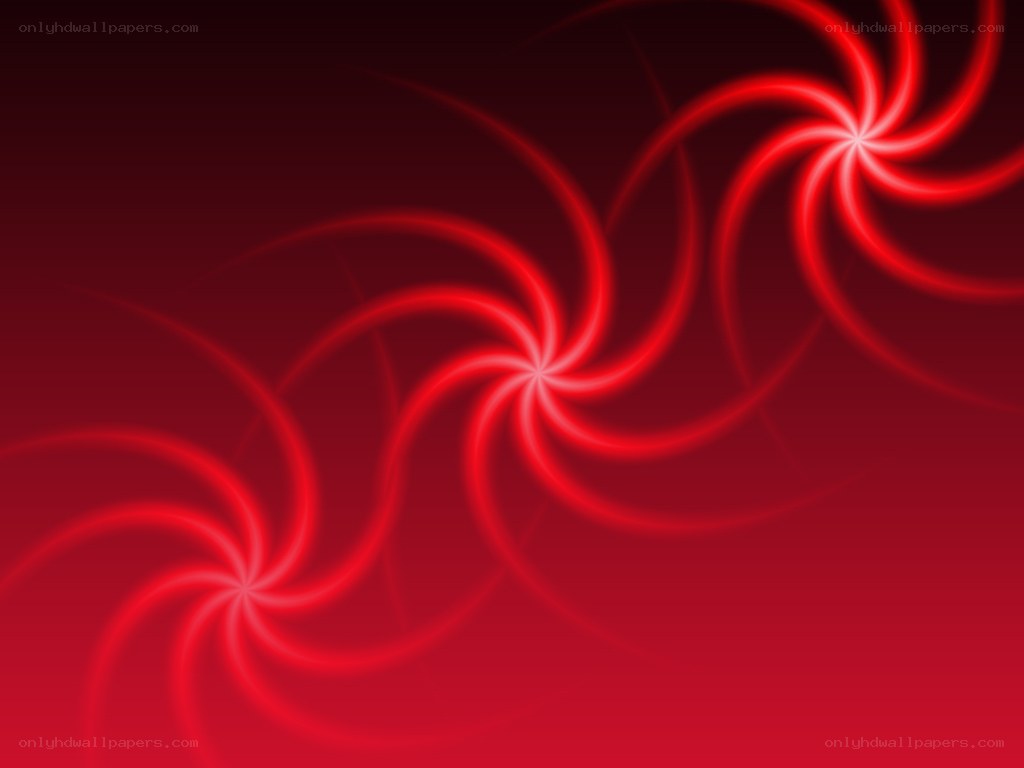 red spiral light patterns