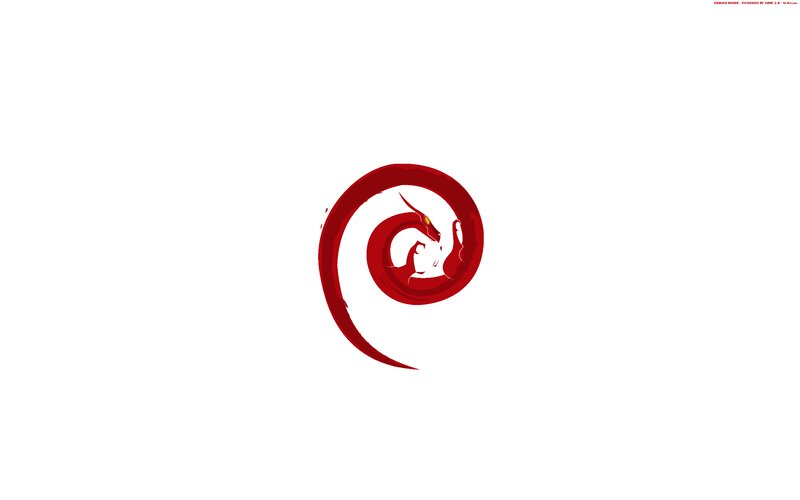 Red Spiral Logo — Minimalist