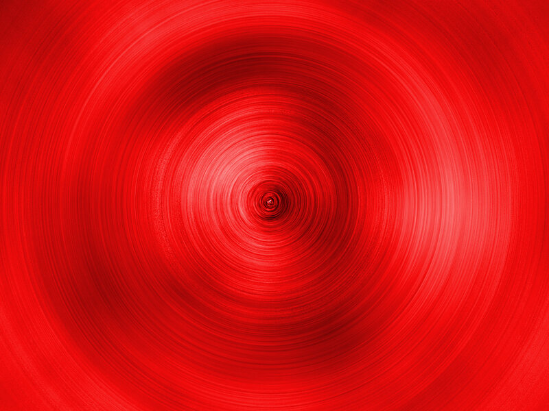 Red Spiral Pattern — Abstract