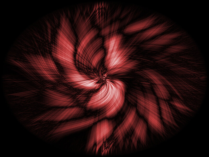 Red Spiral Pattern — Dramatic