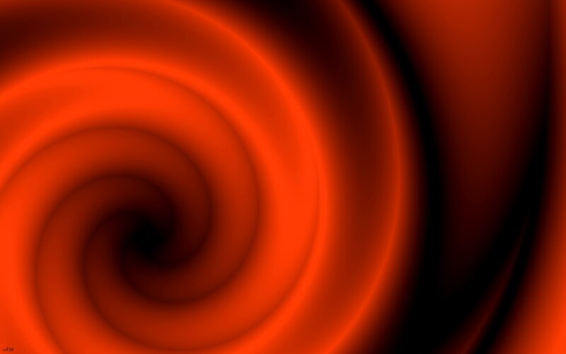 Red Spiral Pattern — Intense