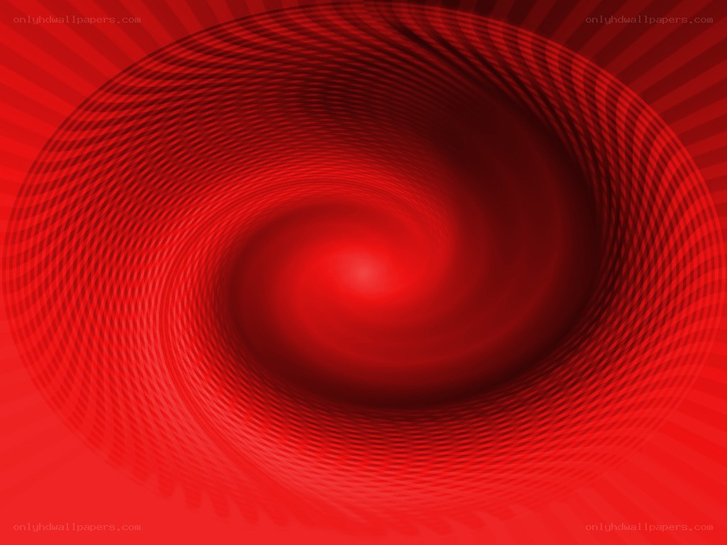 Red spiral tunnel