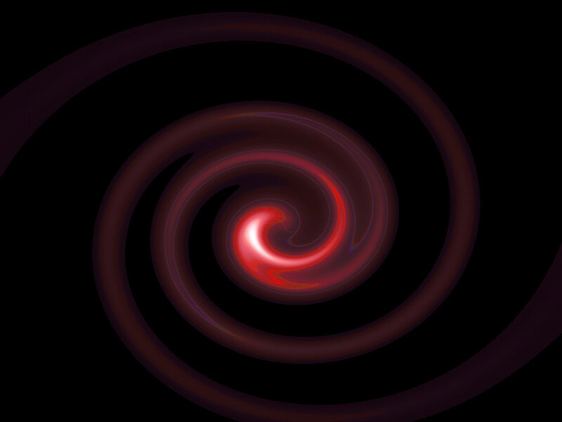 Red spiral vortex