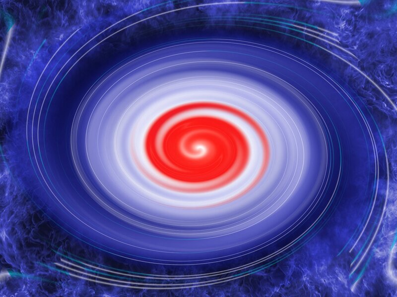 Red Spiral Vortex — Dynamic