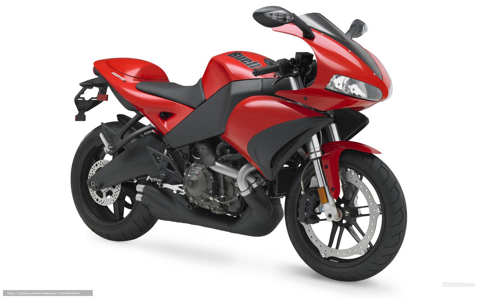 red sport motorcycle