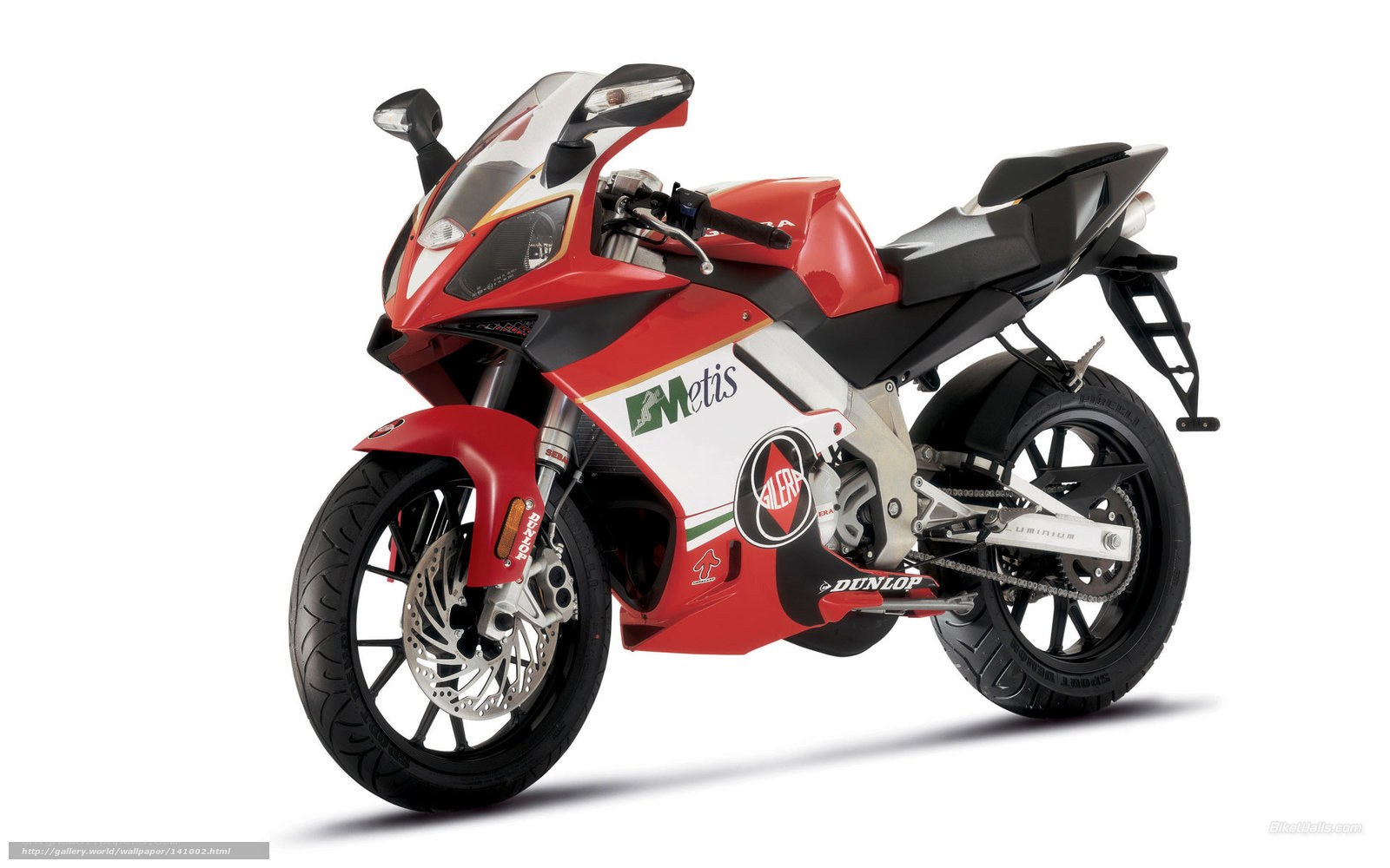 red sport motorcycle