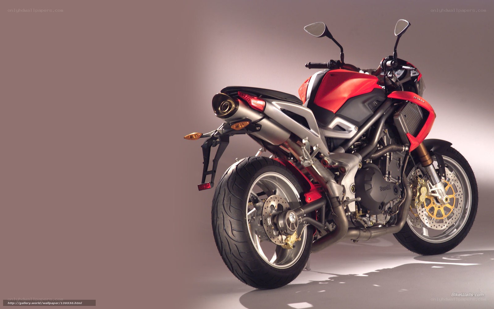 red sport motorcycle