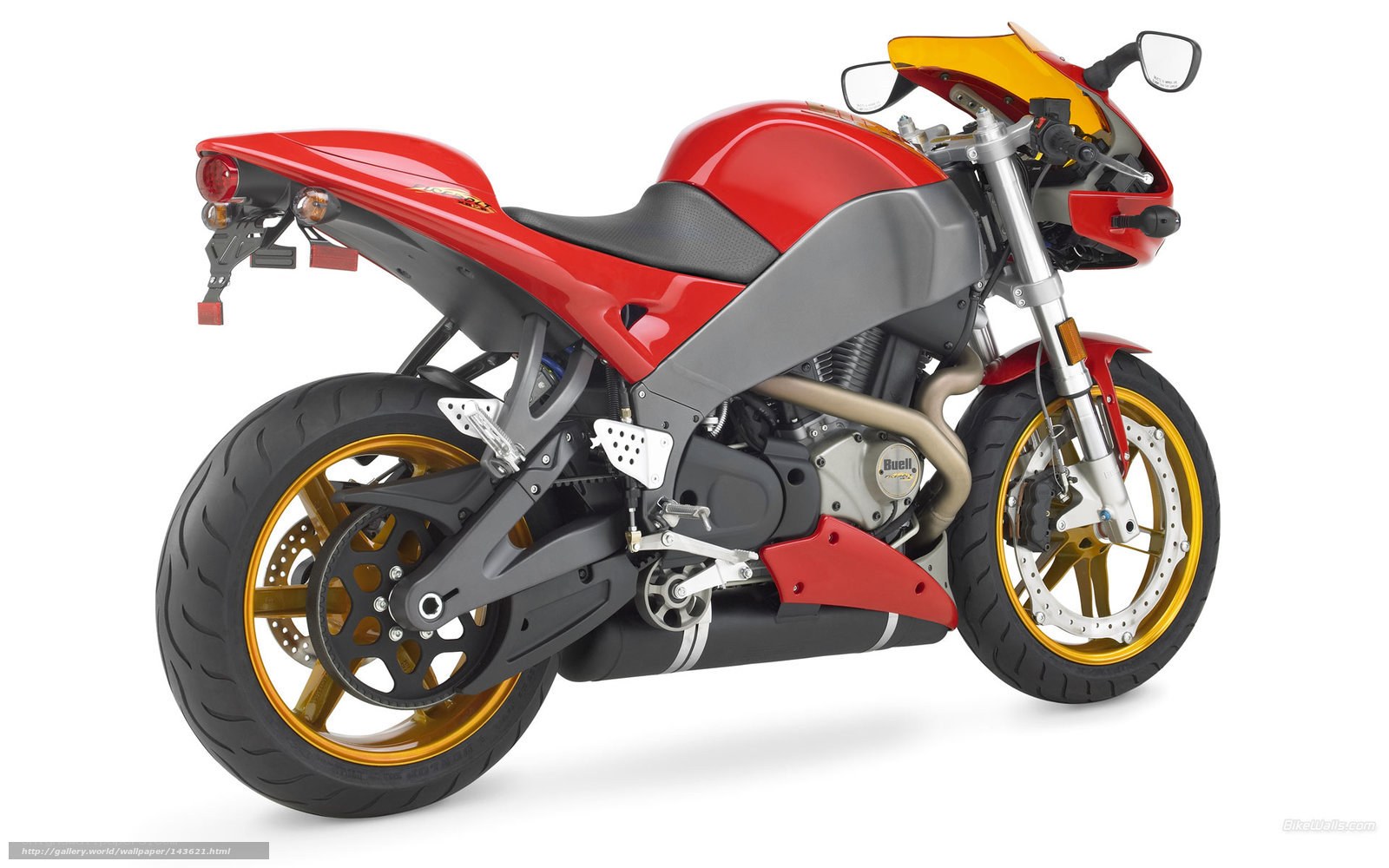 red sport motorcycle