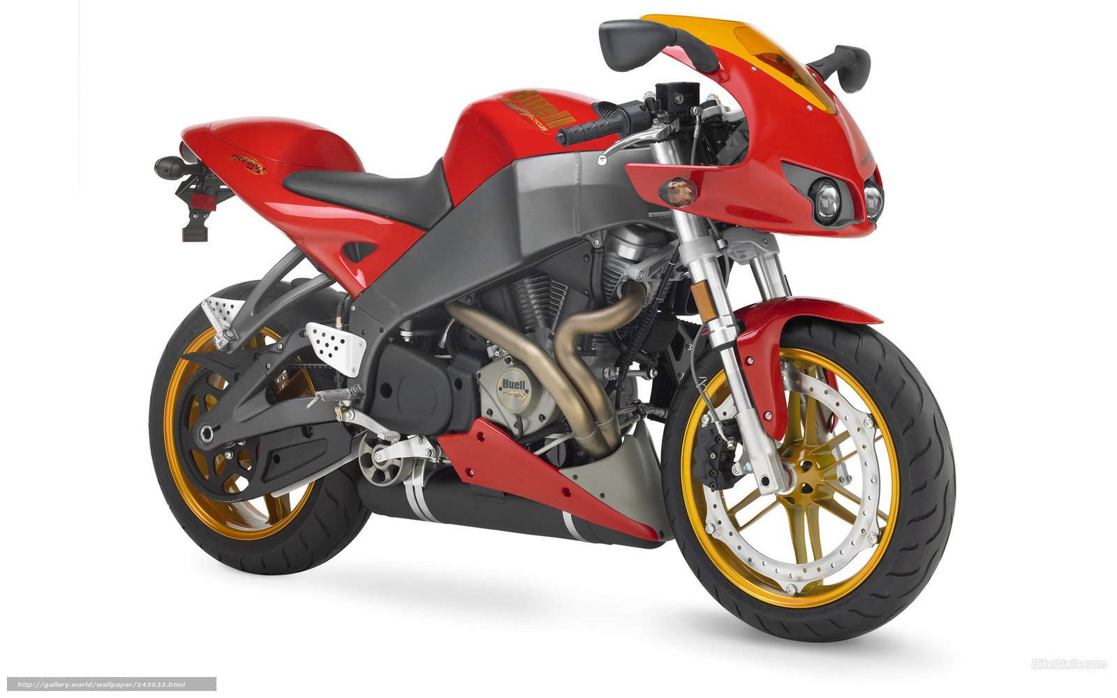 red sport motorcycle