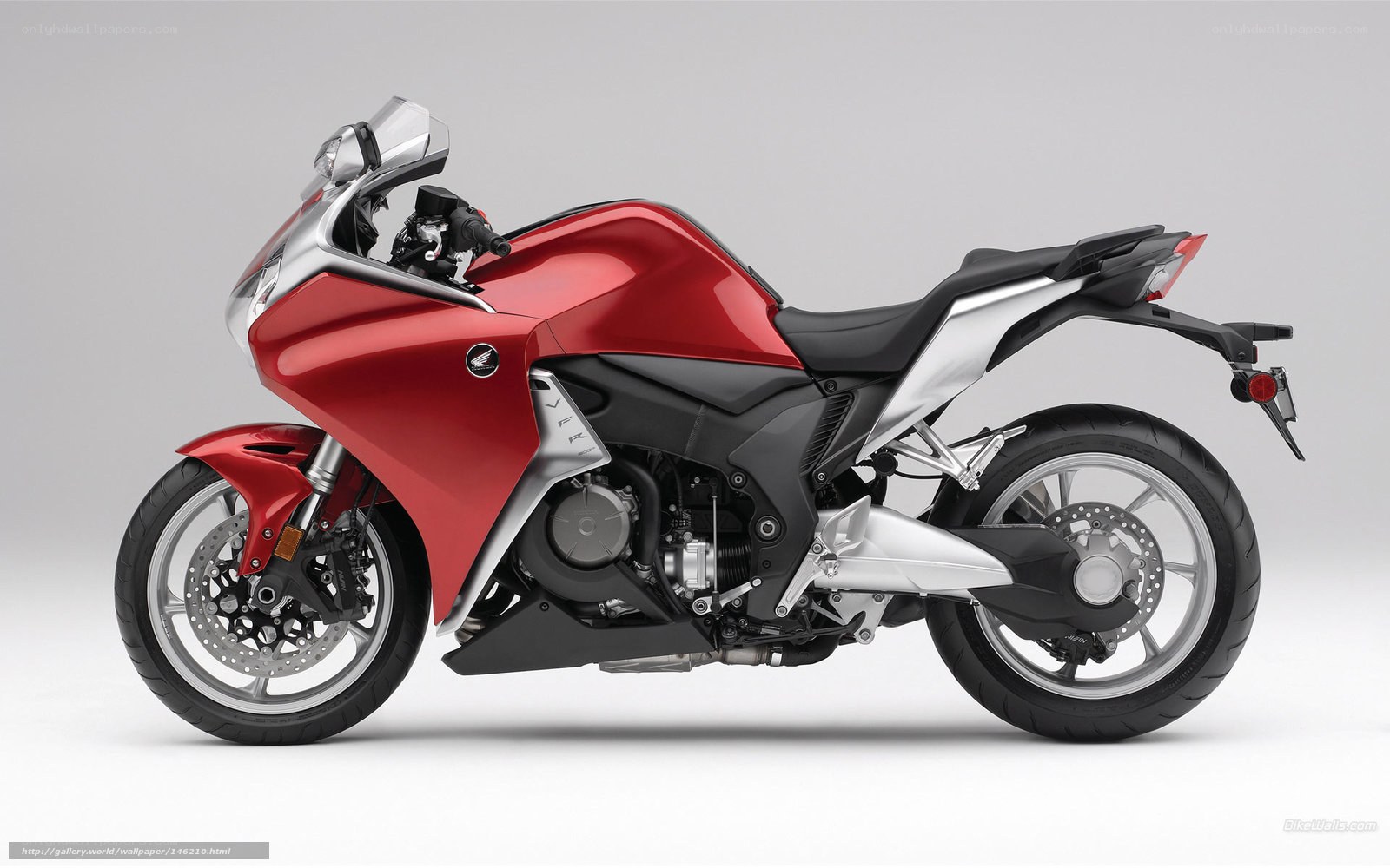 red sport motorcycle