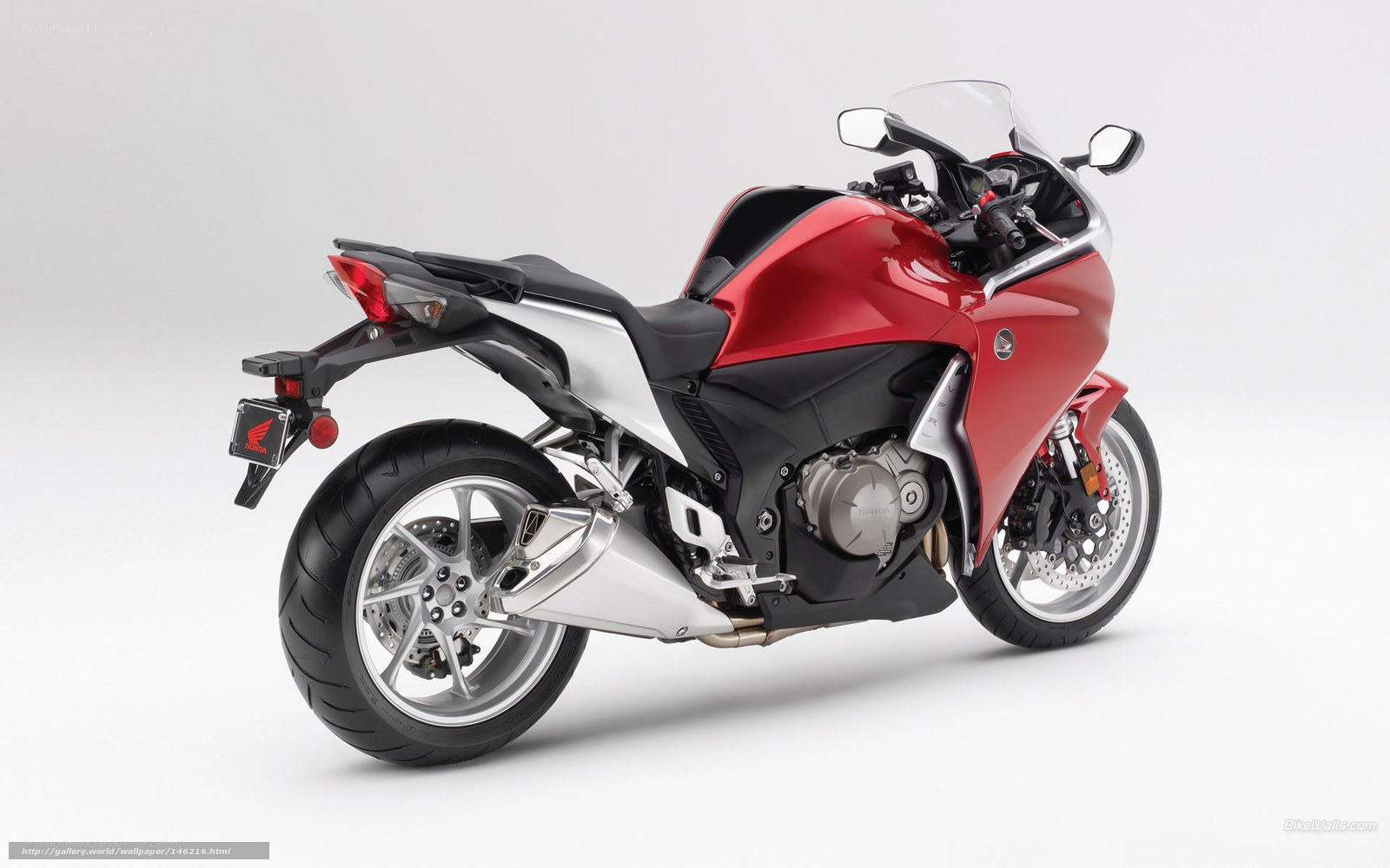 red sport motorcycle