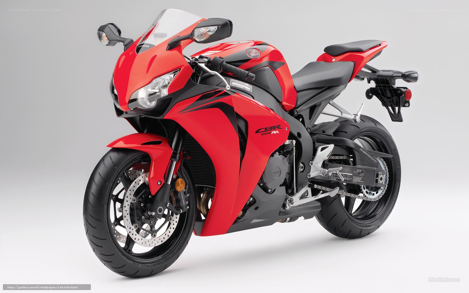 red sport motorcycle