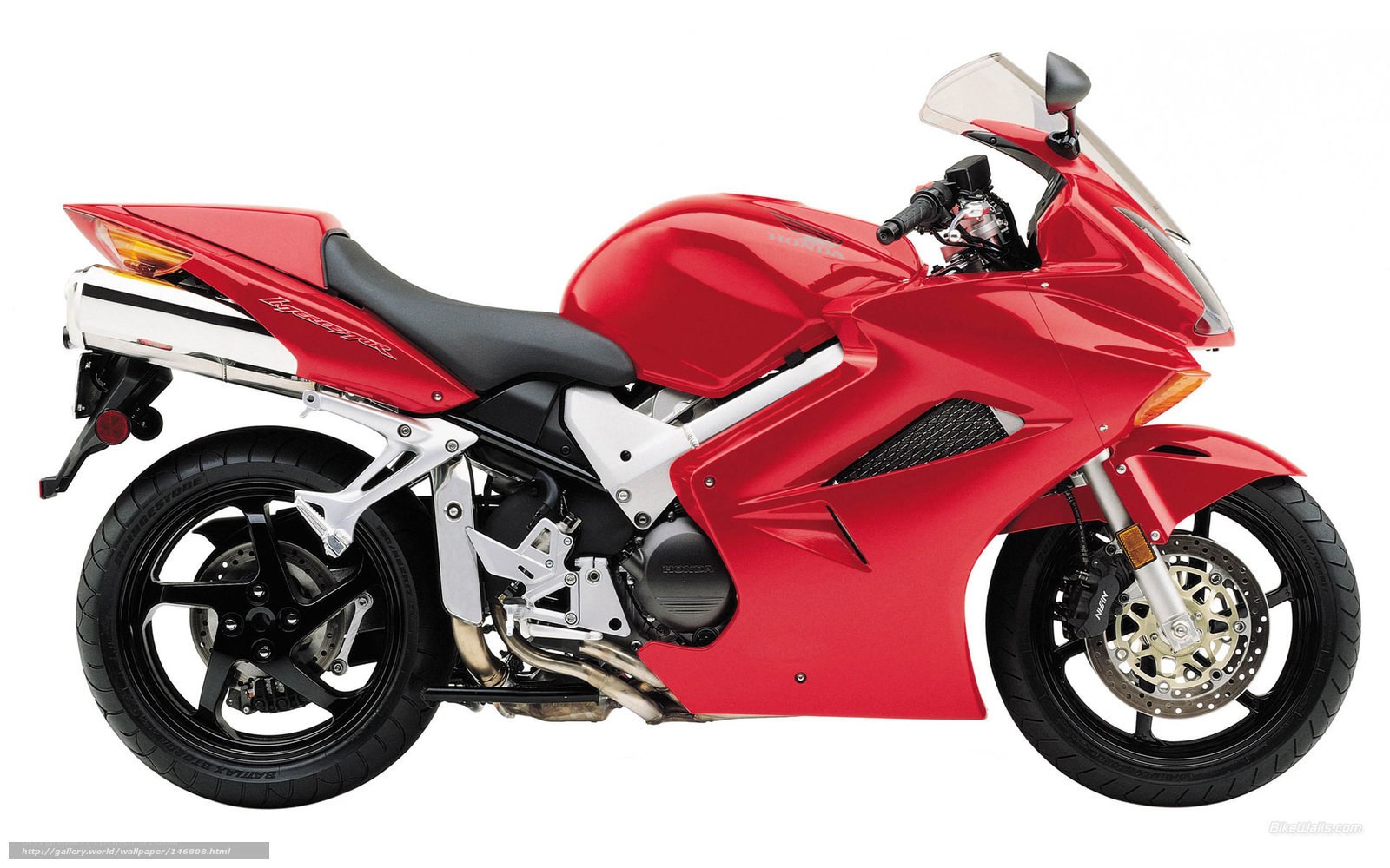 red sport motorcycle