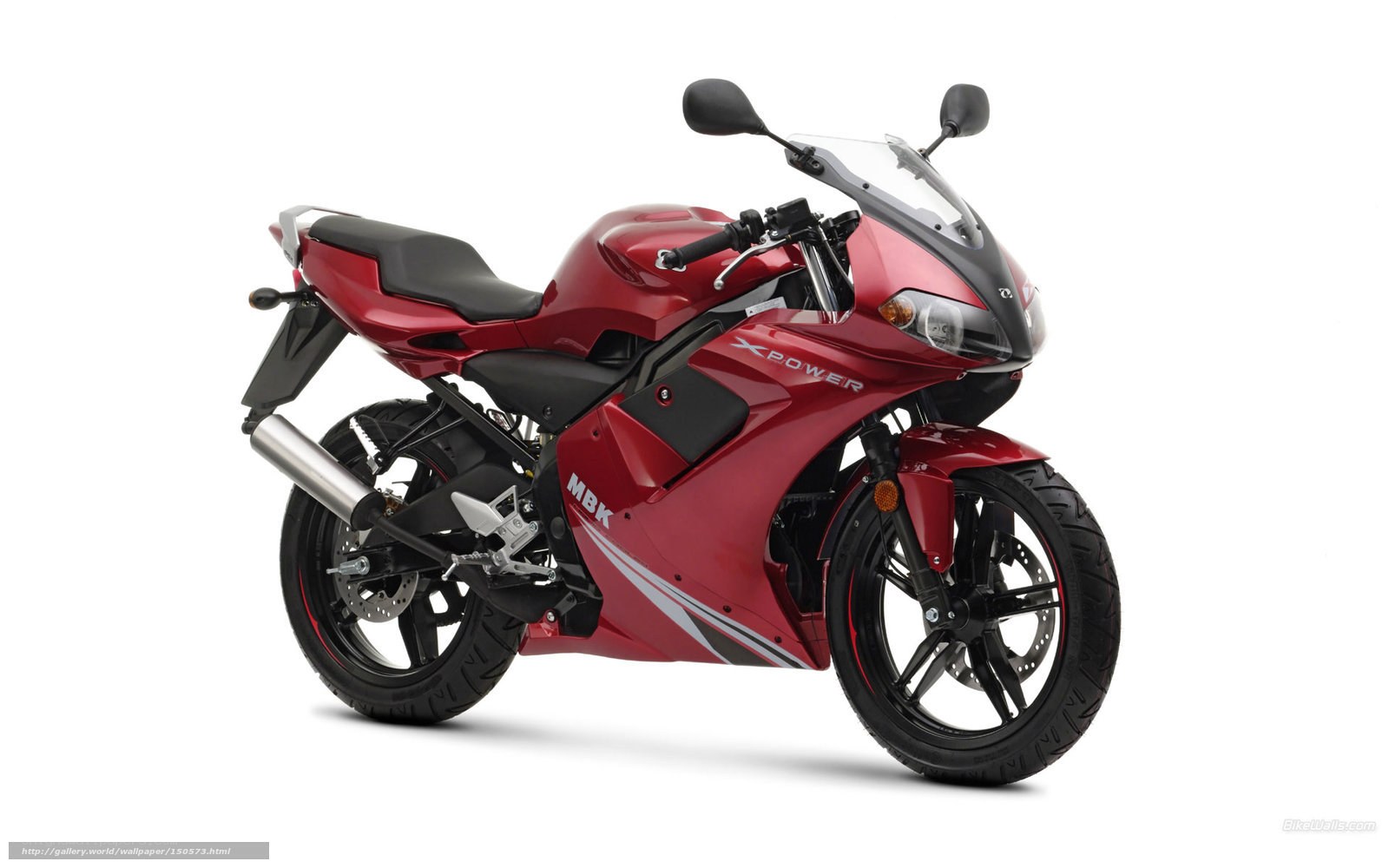 red sport motorcycle
