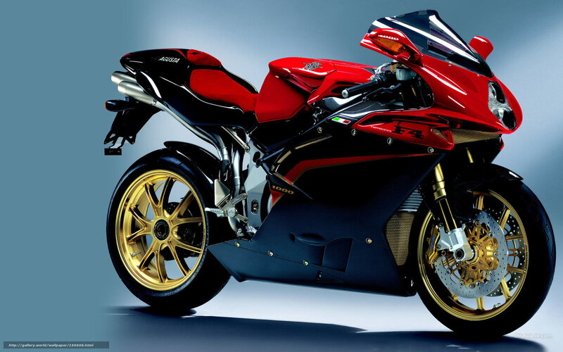 red sport motorcycle