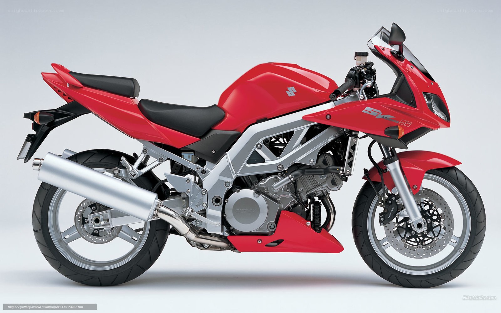 red sport motorcycle