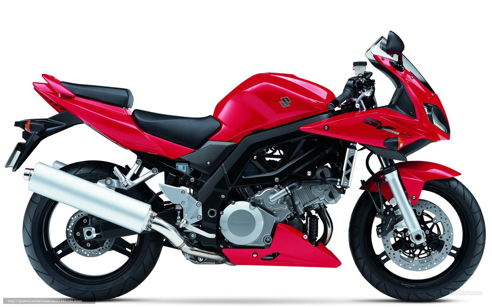 red sport motorcycle