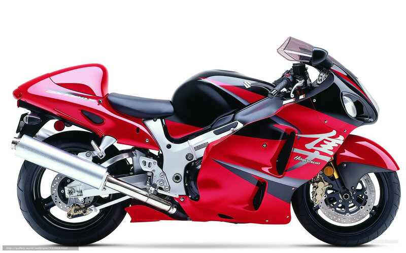 red sport motorcycle