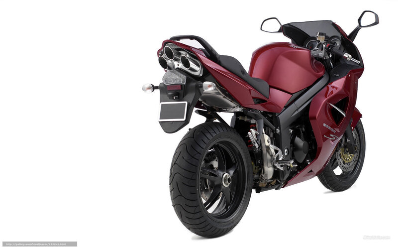 red sport motorcycle