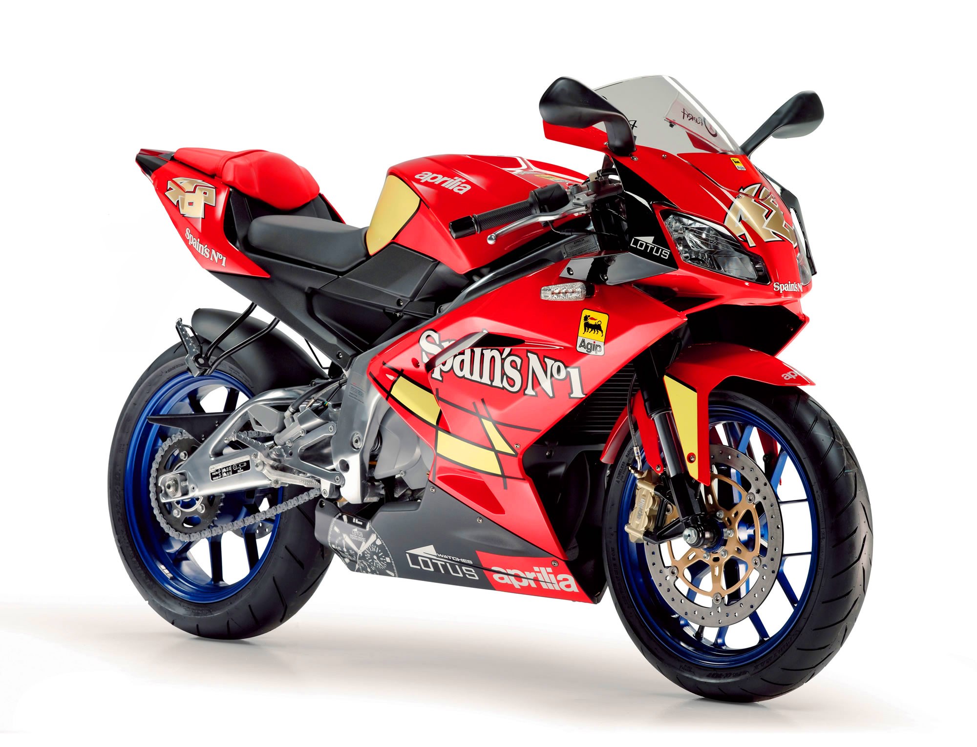 red sport motorcycle
