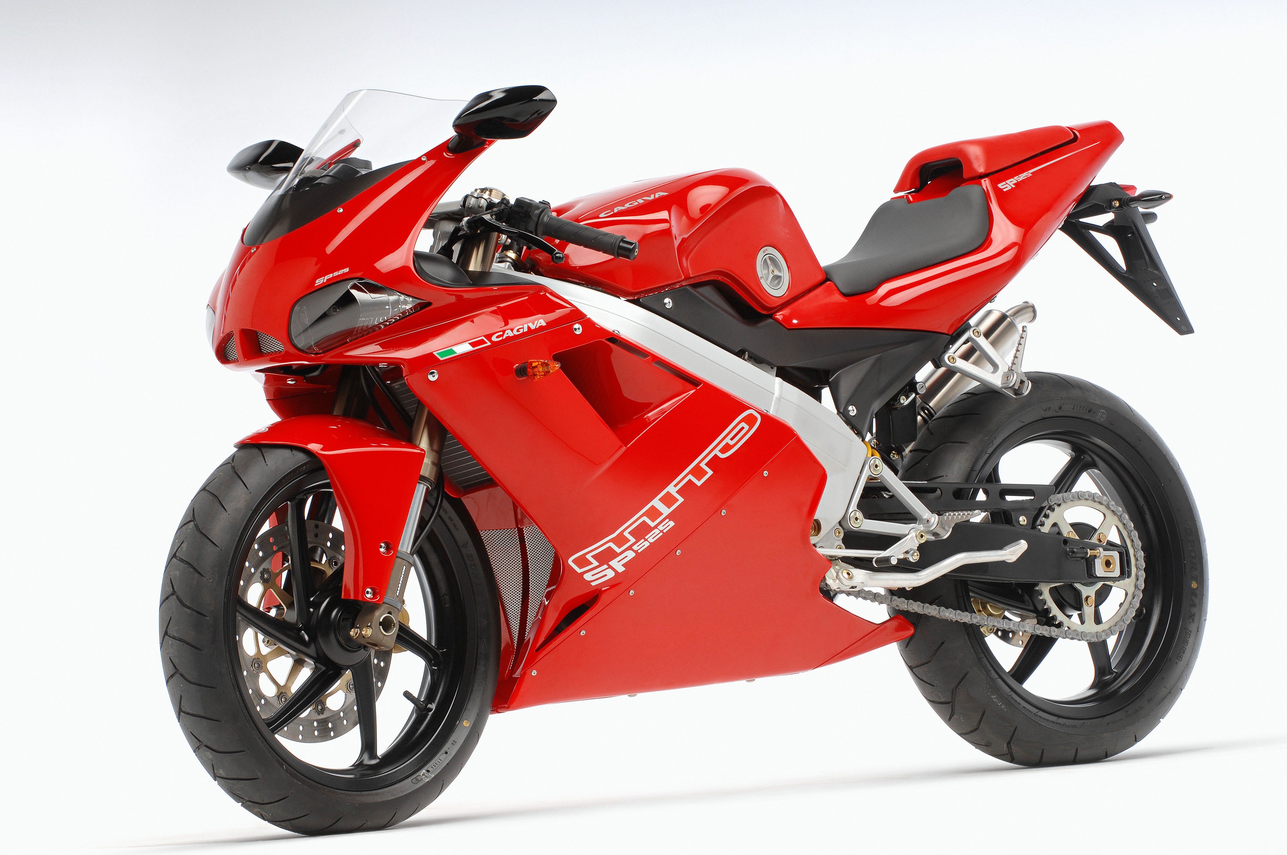 red sport motorcycle