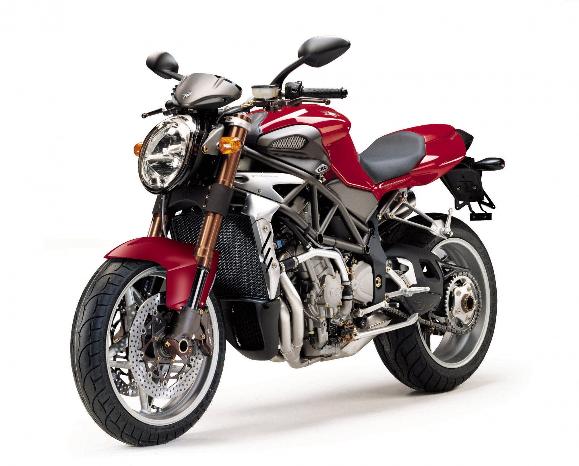 red sport motorcycle