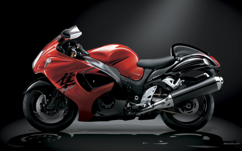 red sport motorcycle