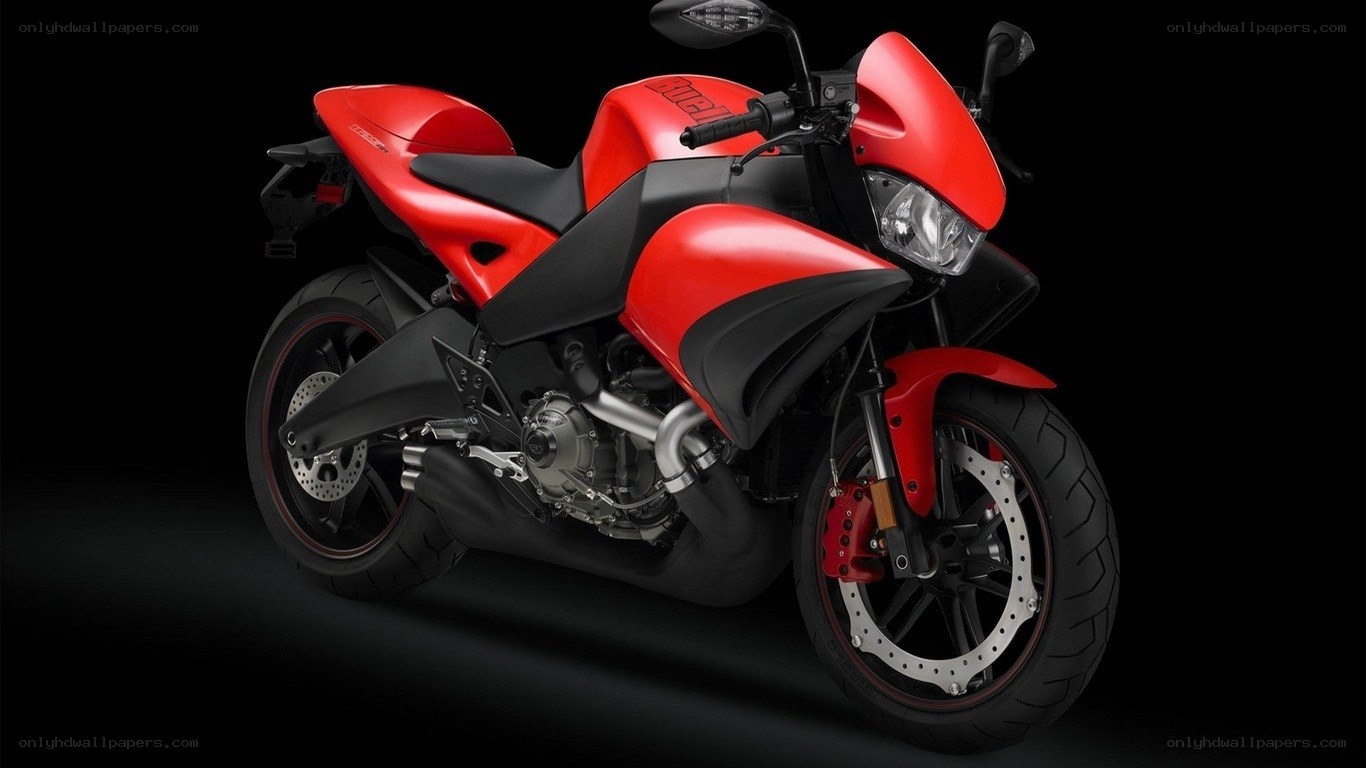 red sport motorcycle