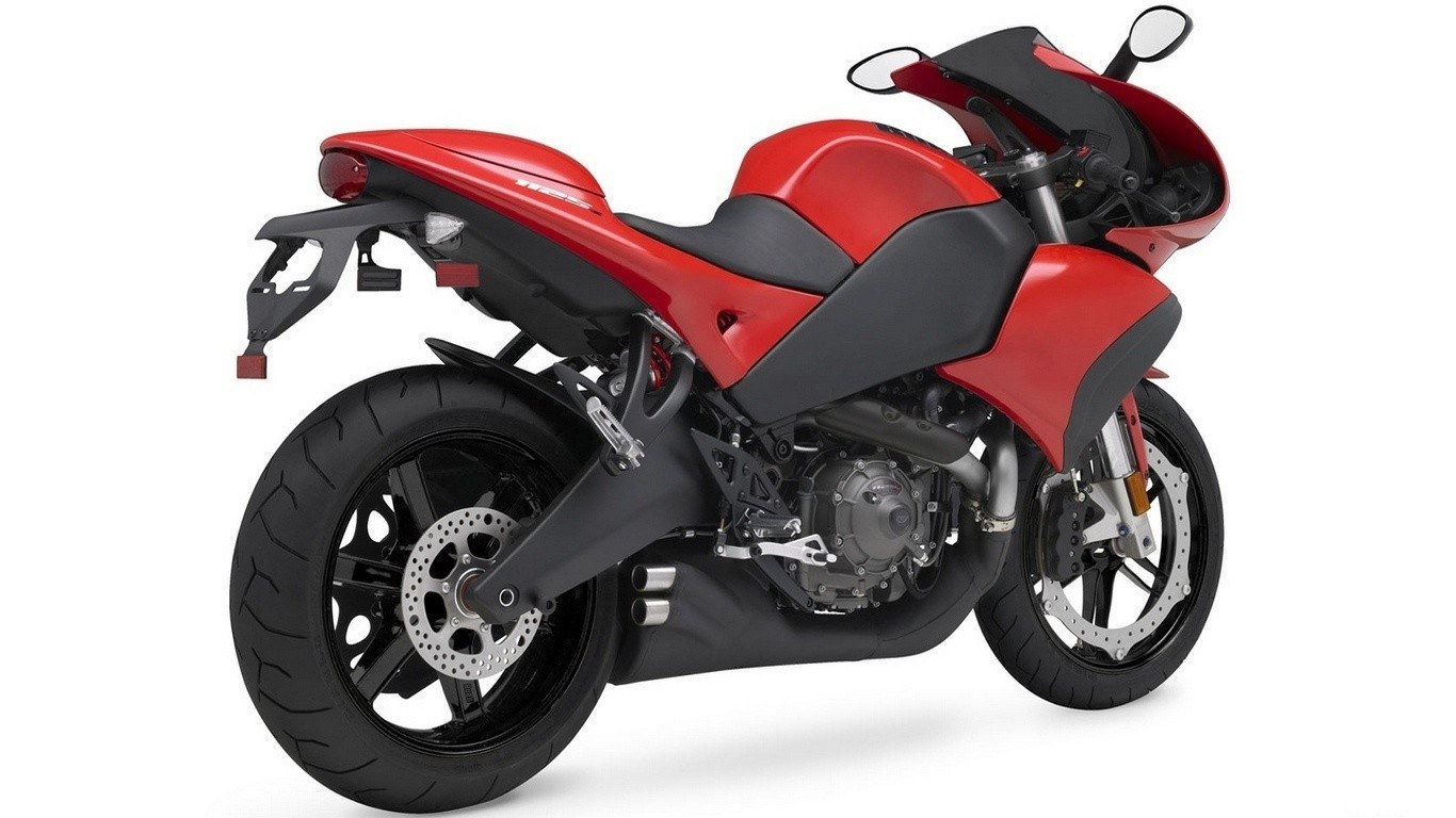 red sport motorcycle