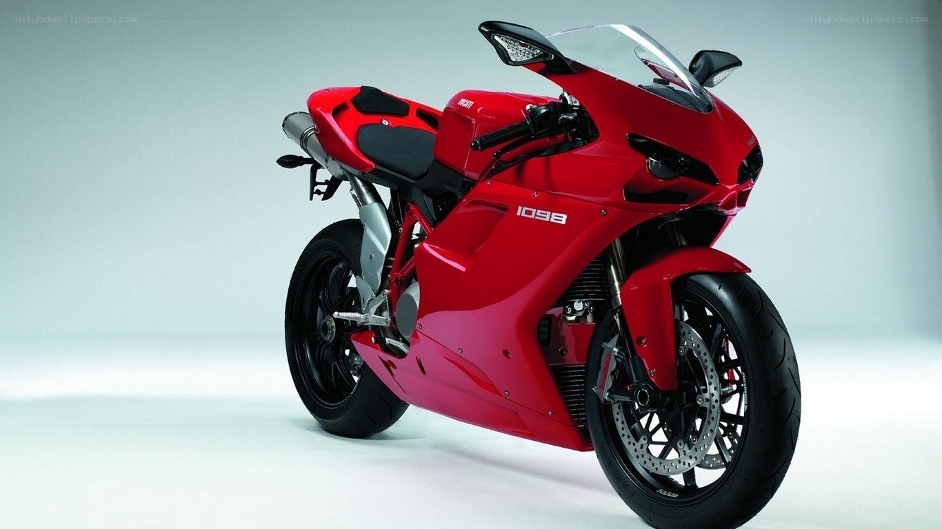 red sport motorcycle