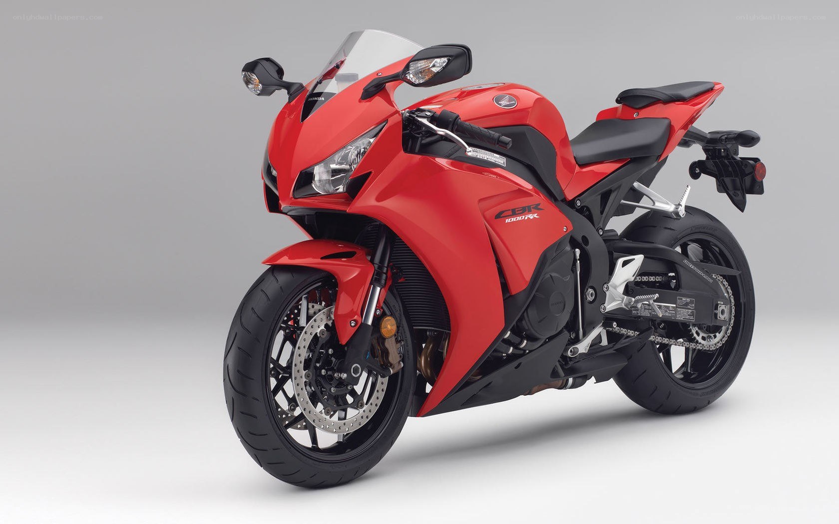 red sport motorcycle