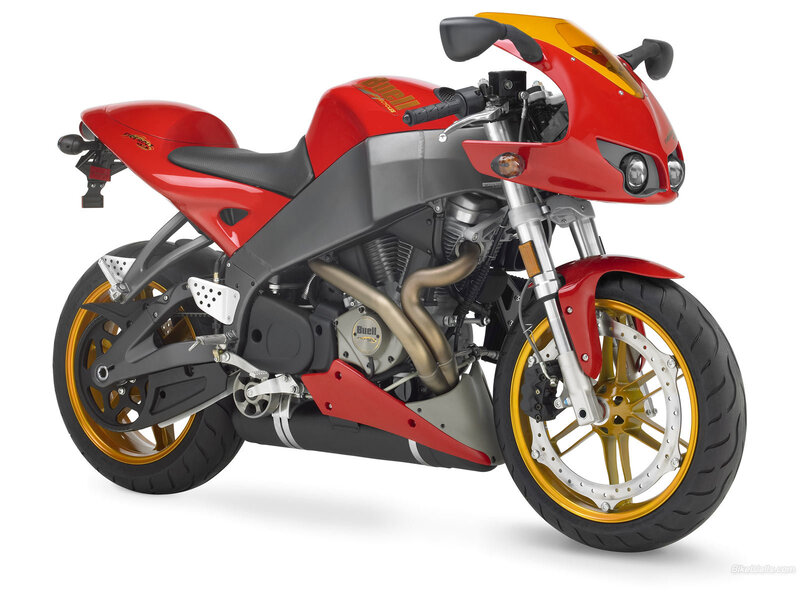 red sport motorcycle